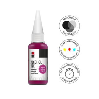 Marabu ALCOHOL INK alkoholos tinta 014 magenta 20ml