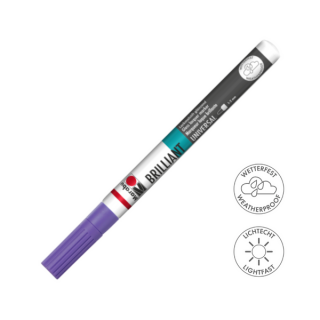 Marabu BRILLIANT fényes akril filctoll 1-2mm 007 levendula