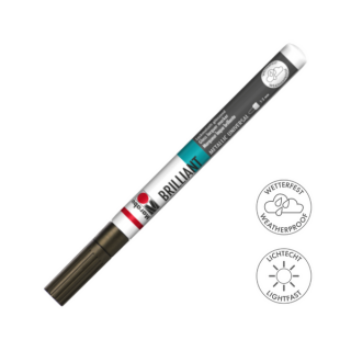 Marabu BRILLIANT fényes akril filctoll 1-2mm 087 réz