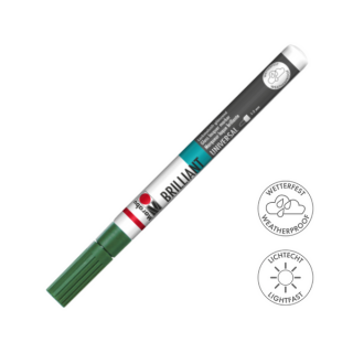 Marabu BRILLIANT fényes akril filctoll 1-2mm 153 menta