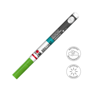 Marabu BRILLIANT fényes akril filctoll 1-2mm 155 kivi
