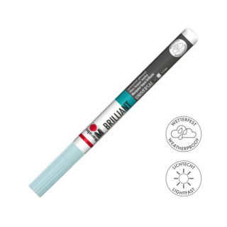 Marabu BRILLIANT fényes akril filctoll 1-2mm 255 tengerzöld