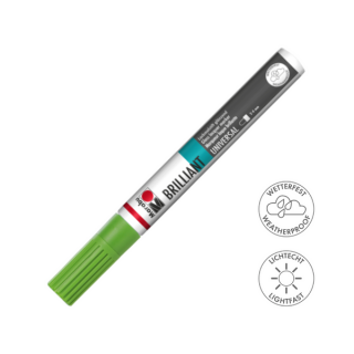 Marabu BRILLIANT fényes akril filctoll 2-4mm 155 kivi
