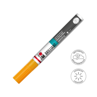 Marabu BRILLIANT fényes akril filctoll 2-4mm 225 mandarin