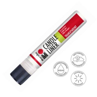 Marabu CANDLE PEN gyertyadíszítő toll 880 színtelen (transzparent) 25ml