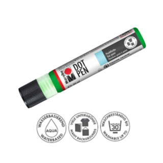 Marabu Dot Pen díszítő és pontozó toll 066 sárgás zöld 25ml