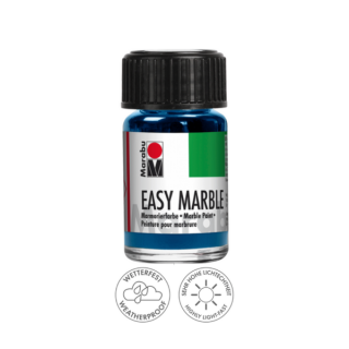 Marabu EASY MARBLE márványozó festék 095 azúrkék 15ml