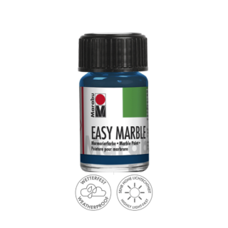 Marabu EASY MARBLE márványozó festék 254 farmerkék 15ml