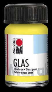 Marabu GLAS vizes üvegfesték 020 citromsárga 15ml