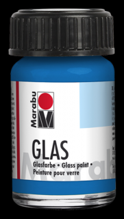 Marabu GLAS vizes üvegfesték 057 encián 15ml