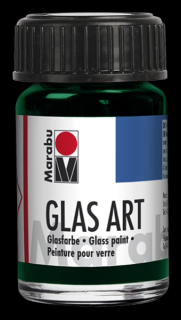 Marabu GLASART oldószeres üvegfesték 407 sötétzöld 15ml