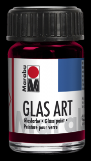 Marabu GLASART oldószeres üvegfesték 432 kárminvörös 15ml