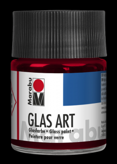 Marabu GLASART oldószeres üvegfesték 436 cinóber 50ml