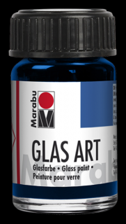 Marabu GLASART oldószeres üvegfesték 455 sötétkék 15ml