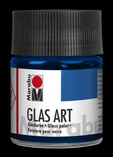 Marabu GLASART oldószeres üvegfesték 455 sötétkék 50ml