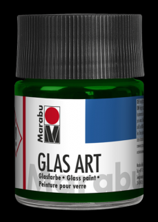 Marabu GLASART oldószeres üvegfesték 463 világos zöld 50ml