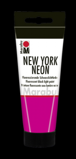 Marabu NEW YORK dekor festék  334 neon pink 100ml