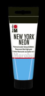 Marabu NEW YORK dekor festék  355 neon kék 100ml