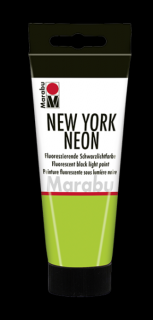 Marabu NEW YORK dekor festék  365 neon zöld 100ml