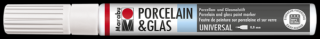 Marabu PORCELAIN  GLAS porcelán és üveg filctoll 0,8mm 070 fehér