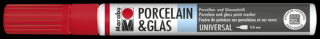 Marabu PORCELAIN  GLAS porcelán és üveg filctoll 0,8mm 125 cseresznyepiros