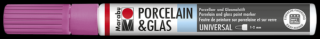 Marabu PORCELAIN  GLAS porcelán és üveg filctoll 1-2mm 005 málna