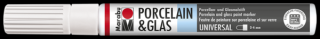 Marabu PORCELAIN  GLAS porcelán és üveg filctoll 2-4mm 070 fehér