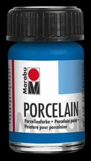 Marabu PORCELAIN porcelán festék 057 encián 15ml