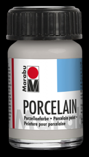 Marabu PORCELAIN porcelán festék 782 metálfényű ezüst 15ml