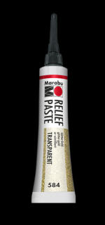 Marabu RELIEF PASTE kontúrozó üvegfestékhez 584 csillogó arany 20ml