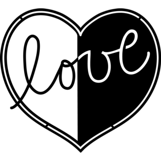 Marabu STENCILS sablon LOVE minta 15*15cm
