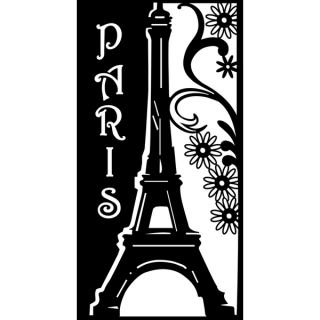 Marabu STENCILS sablon romantikus Párizs/romantic Paris minta A4