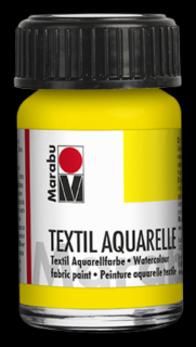 Marabu TEXTIL AQUARELLE textilfesték 020 sárga 15ml