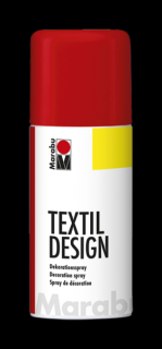 Marabu TEXTIL DESIGN textilfesték spray 031 cseresznye piros 150ml