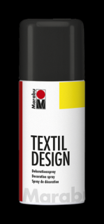 Marabu TEXTIL DESIGN textilfesték spray 073 fekete 150ml