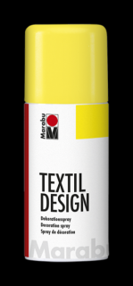 Marabu TEXTIL DESIGN textilfesték spray 220 napsárga 150ml