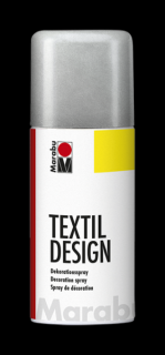Marabu TEXTIL DESIGN textilfesték spray 782 metálfényű ezüst 150ml