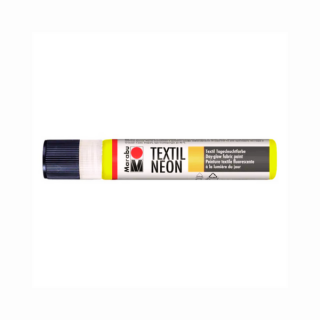 Marabu TEXTIL LINER NEON textilfesték kontúrozó 321 neon sárga 25ml