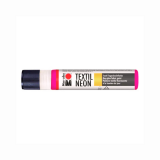 Marabu TEXTIL LINER NEON textilfesték kontúrozó 334 neon rózsaszín 25ml