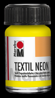 Marabu TEXTIL NEON textilfesték 321 neon sárga 15ml