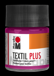 Marabu TEXTIL PLUS textilfesték sötét anyagra 005 málna 50ml