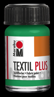 Marabu TEXTIL PLUS textilfesték sötét anyagra 015 francia zöld 15ml
