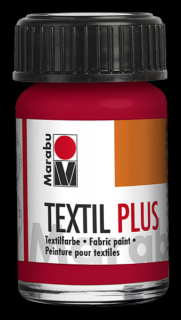 Marabu TEXTIL PLUS textilfesték sötét anyagra 032 kármin 15ml