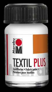 Marabu TEXTIL PLUS textilfesték sötét anyagra 070 fehér 15ml
