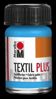 Marabu TEXTIL PLUS textilfesték sötét anyagra 090 világoskék 15ml