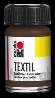 Marabu TEXTIL textilfesték 045 sötétbarna 15ml