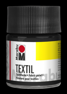 Marabu TEXTIL textilfesték 073 fekete 50ml