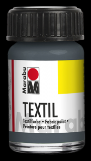 Marabu TEXTIL textilfesték 078 szürke 15ml