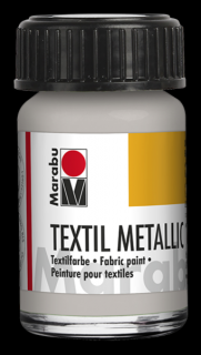 Marabu TEXTIL textilfesték 782 metálfényű ezüst 15ml