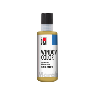 Marabu WINDOW COLOR (FunFancy) kontúrozó festék arany/gold 80ml